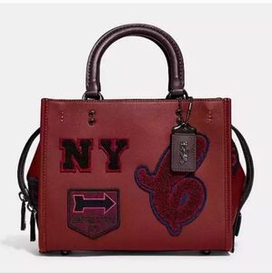 COACH Rogue 25 Varsity Patches and Wallet